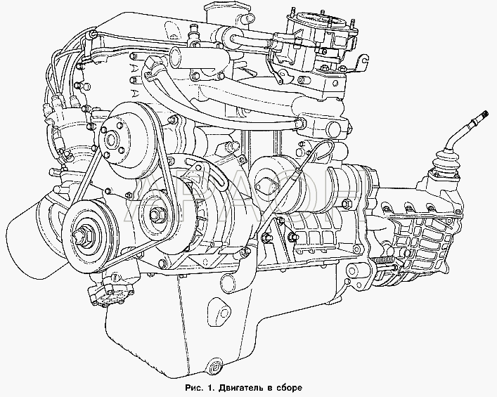 Двигатель в сборе ИЖ 2126