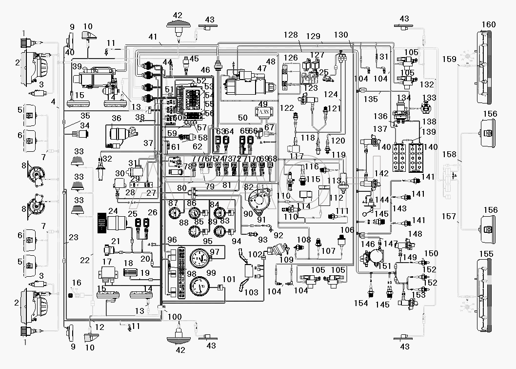 Схема электрооборудования УРАЛ 63685