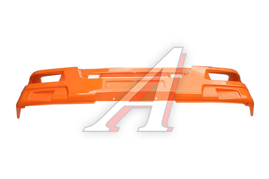 Облицовка буфера КАМАЗ-65115 (рестайлинг) широкая (оранжевый) ТЕХНОТРОН