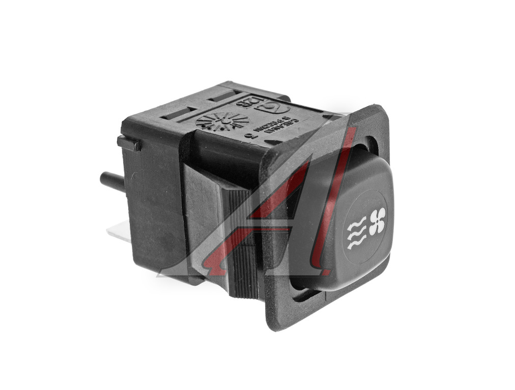 Выключатель кнопка ГАЗ,ЗИЛ вентилятора отопителя АВАР