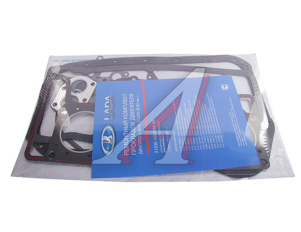 Прокладка двигателя ВАЗ-2123 d=82.0 полный комплект АвтоВАЗ