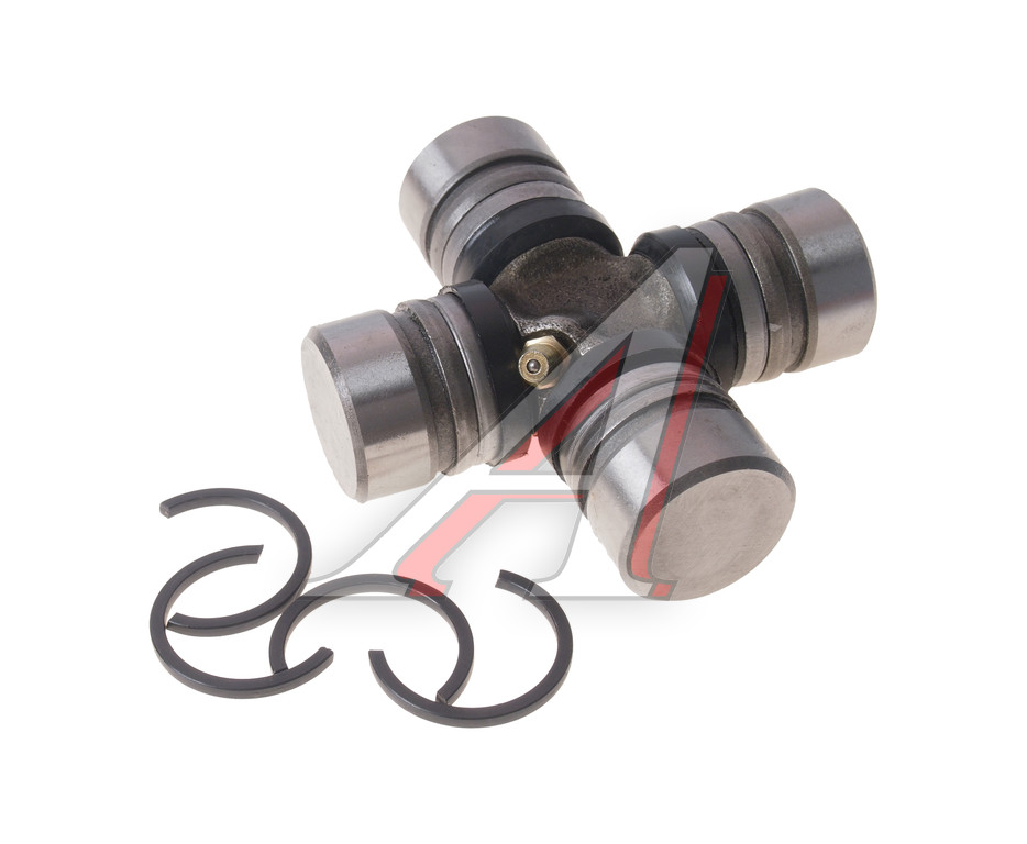 Крестовина УАЗ вала карданного АДС с масленкой и стопорными кольцами АДС EXPERT