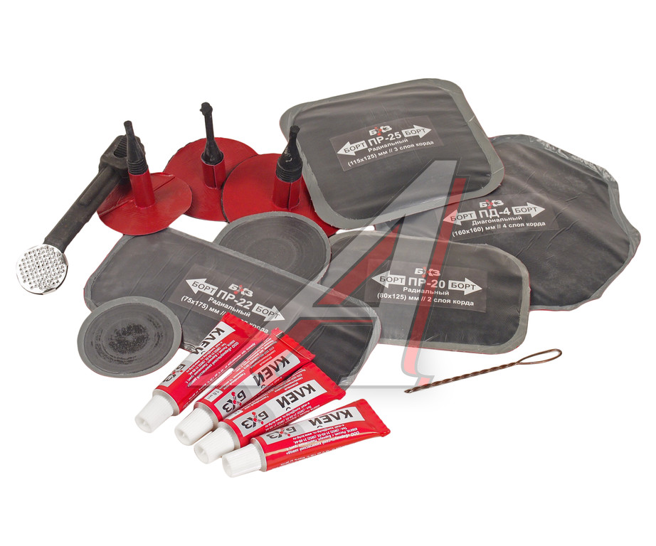 Аптечка для ремонта покрышек и камер автомобилей КАМАЗ БХЗ