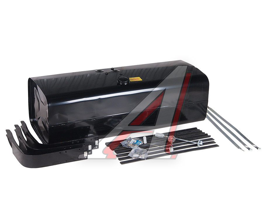 Бак топливный КАМАЗ 500л (530х650х1630) с комплектом для установки+РТИ в сборе БАКОР