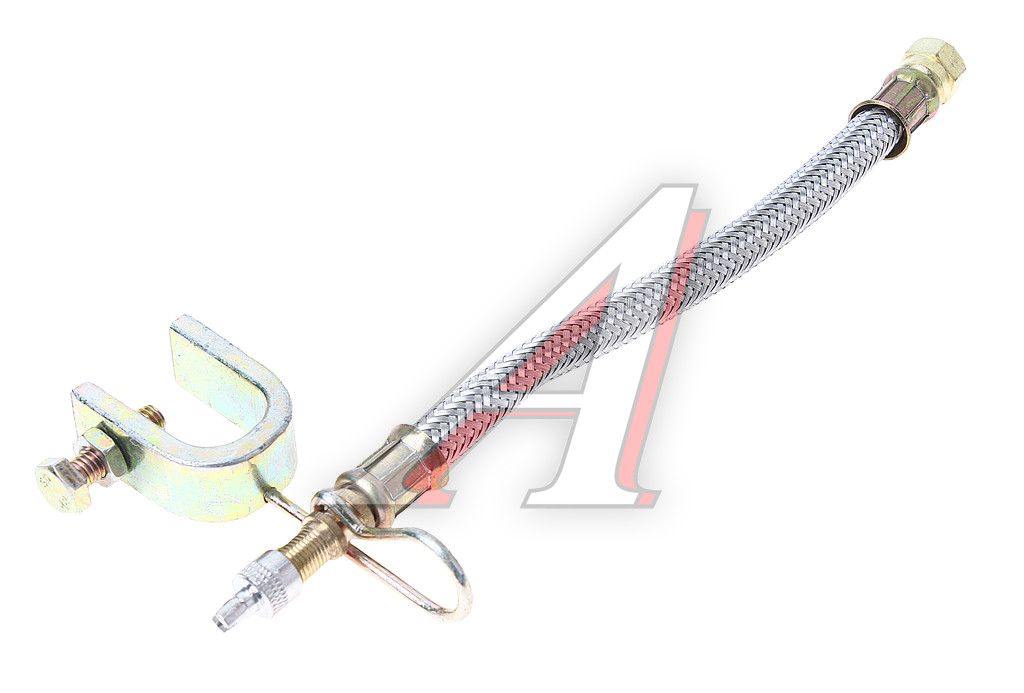 Шланг подкачки колеса ГАЗ,ЗИЛ 150мм внутренний с кронштейном металлический рукав