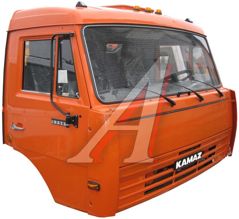 Кабина КАМАЗ-53205 в сборе (без спального места,высокая крыша) (ОАО КАМАЗ)
