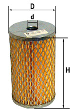 Элемент фильтрующий ММЗ Д-260 масляный DIFA