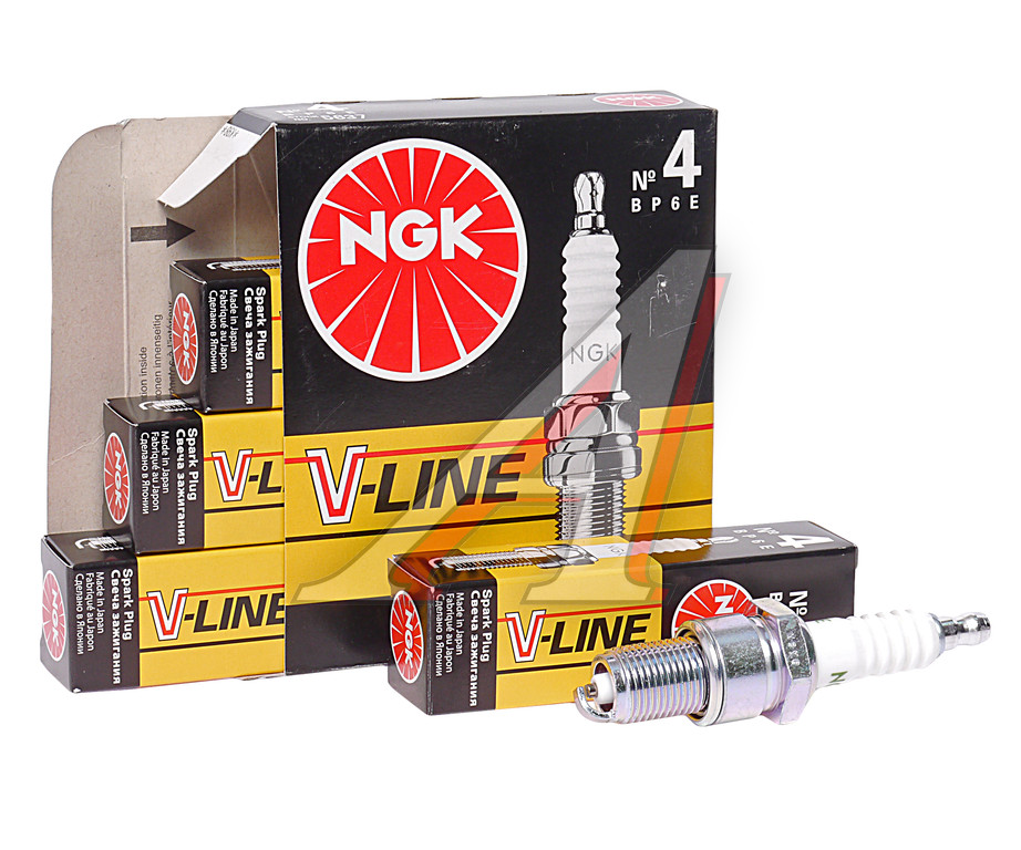 Свеча зажигания ВАЗ-2101-07 V-LINE №4 NGK комплект