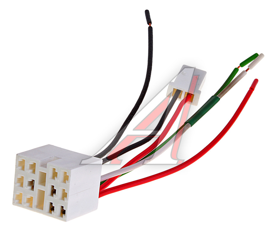 Колодка разъема ВАЗ-2108-12 выключателя-кнопки 831.3710 с проводами АЭНК