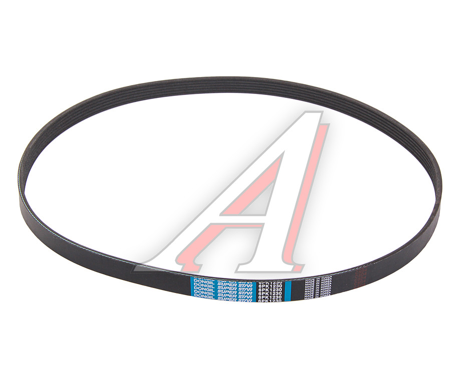 Ремень приводной поликлиновой 6PK1230 TOYOTA Auris,Corolla,Rav 4 ГАЗ-3302 ЗМЗ-406 (без ГУР) DONGIL