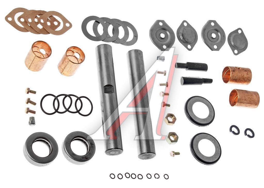 Шкворень ГАЗ-53,3307,3309 в сборе комплект 2шт.+подшипник (ОАО ГАЗ)