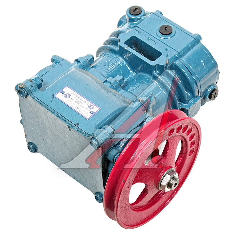 Компрессор МАЗ,КРАЗ,УРАЛ (2 цилиндровый) 275 л/м (с паспортом) ПАНЕВЕЖИО АУРИДА