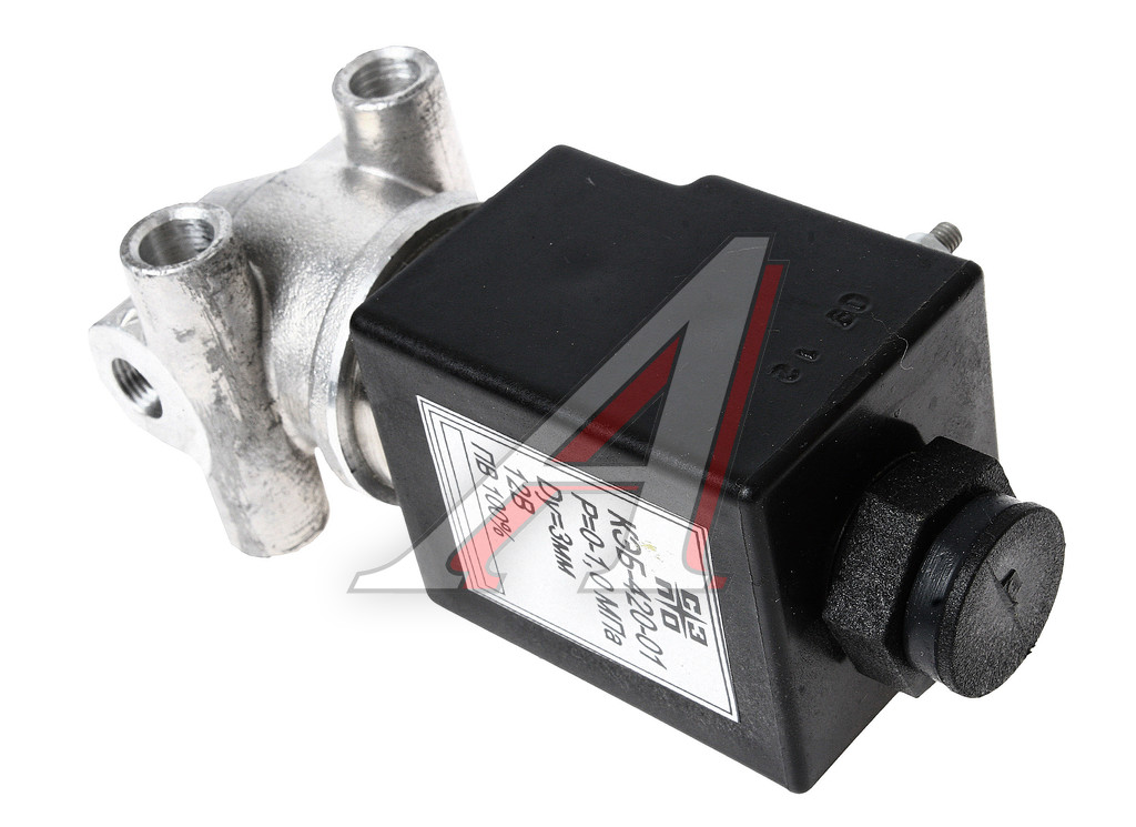 Клапан электромагнитный ЗИЛ 12V КЭБ-420-01 в сборе клеммы М4 СЭПО