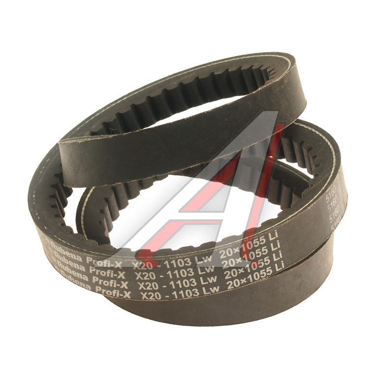 Ремень ЗИЛ-130 компрессора зубчатый RUBENA