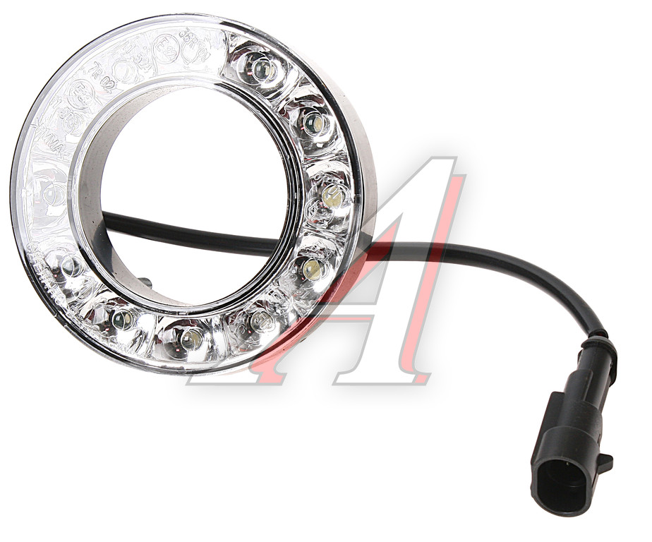 Фонарь габаритный передний ГАЗ,ПАЗ,ЛИАЗ (12/24V,светодиод,белый,АМР) АЭК