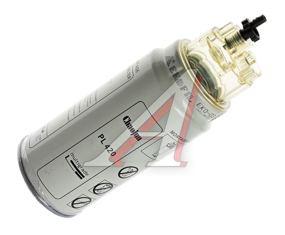 Элемент фильтрующий КАМАЗ топливный ЕВРО (для PreLine PL 420) со стаканом в сборе ЭКОФИЛ