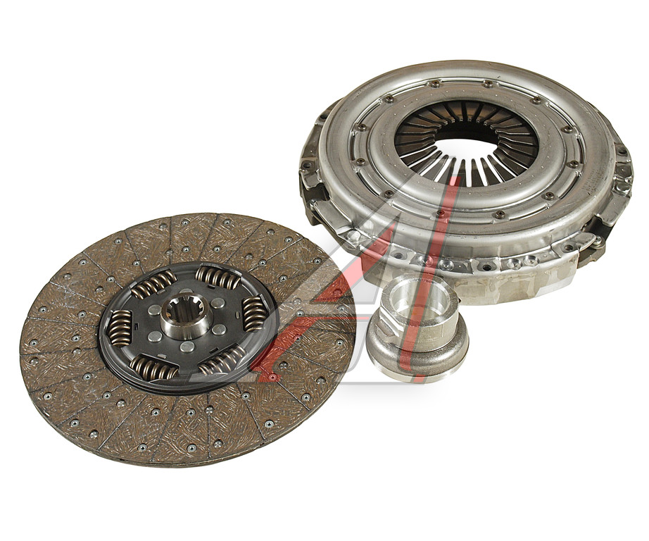 Сцепление КАМАЗ-4307 (КПП ZF S5-42 дв.CUMMINS B3.90-140CIV-1) в сборе MEGAPOWER