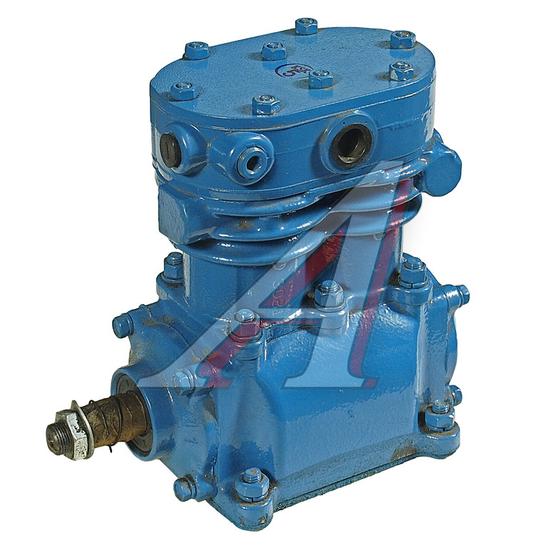 Компрессор МАЗ,КРАЗ,УРАЛ (2 цилиндровый) 275 л/м без шкива (с паспортом) ПАНЕВЕЖИО АУРИДА