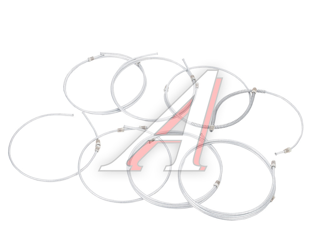 Трубка тормозная ПАЗ-3205 комплект 8шт. (сталь) ИЖАВТОТОРМ