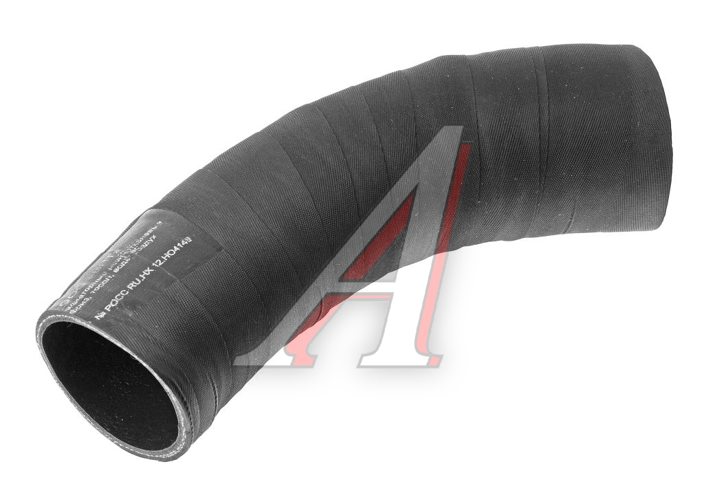 Патрубок УРАЛ радиатора верхний (L=120х100мм, d=60) ВПТ