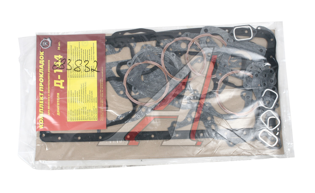 Прокладка двигателя Д-144 полный комплект (34шт.) ПАК-АВТО