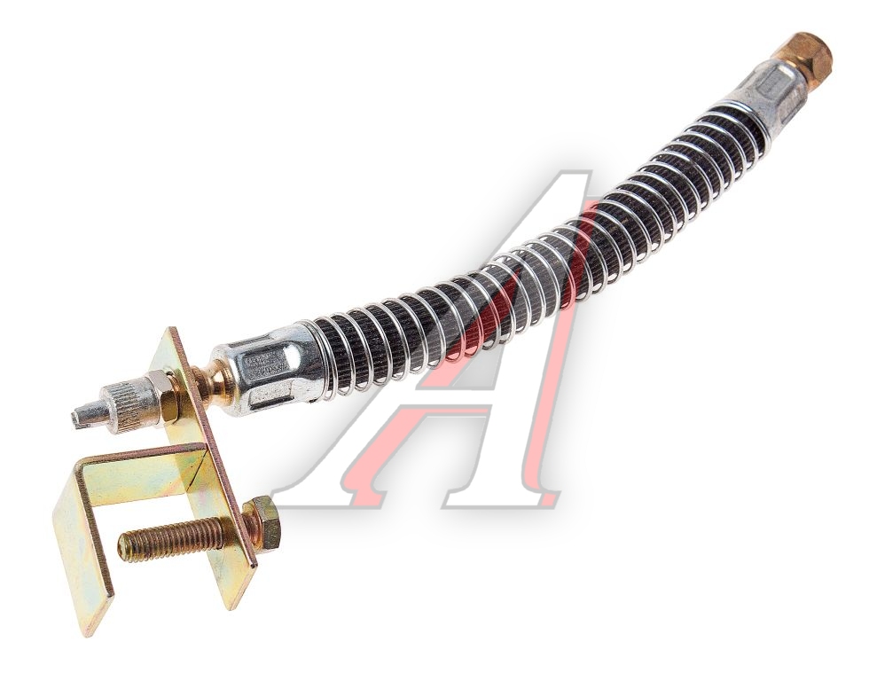 Шланг подкачки колеса ГАЗ,ЗИЛ 150мм внутренний с кронштейном спиральня оплетка