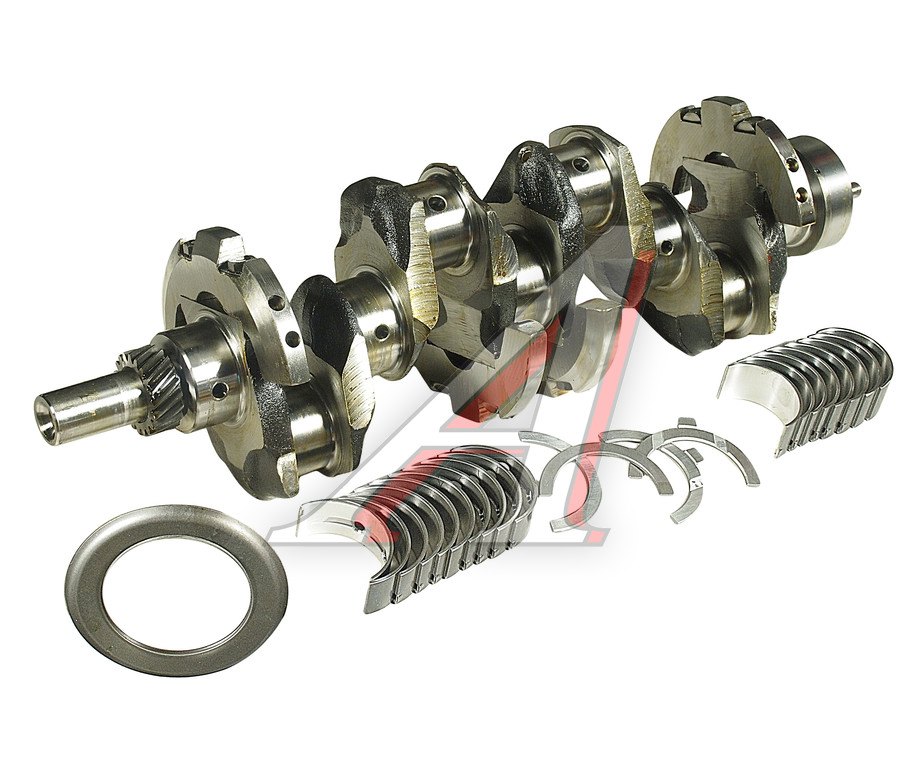 Вал коленчатый ЗИЛ-5301,ПАЗ СБ с вкладышами в уп.,ЕВРО-3,под 3 шпонки (7 отв.) ММЗ, РФ