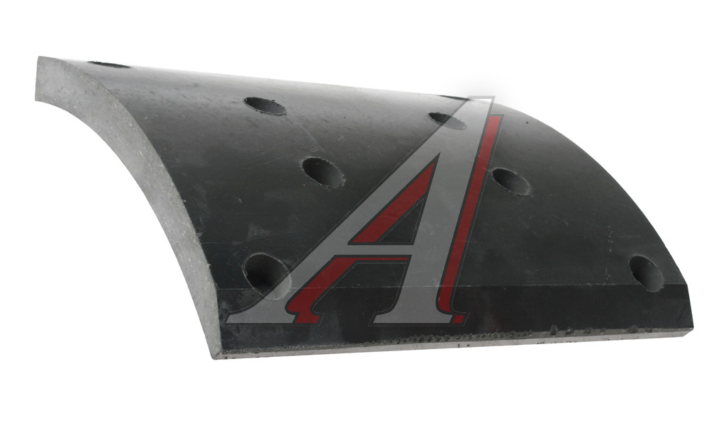 Накладка тормозной колодки МАЗ-5440 задней сверленая Wшир.=223мм;Lдуги=178мм;hтолщ.=14.3/18.5мм ТИИР