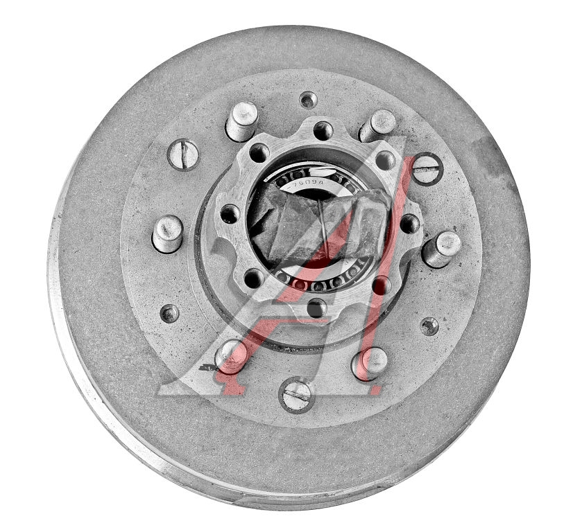 Ступица ГАЗ-3302 задняя в сборе с барабаном, подшипником (ОАО ГАЗ)