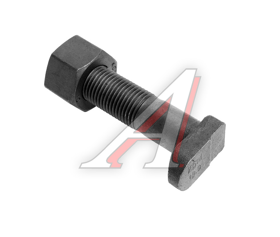 Болт ступицы МАЗ колеса-костыль с гайкой (тефлон) MEGAPOWER