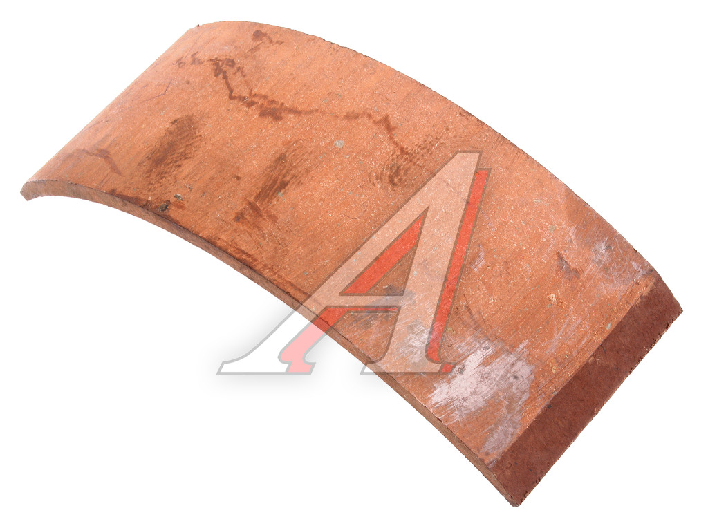 Накладка тормозной колодки ГАЗ-53 задней Wшир.=100мм;Lдуги=282мм;hтолщ.=8.5мм УРАЛАТИ