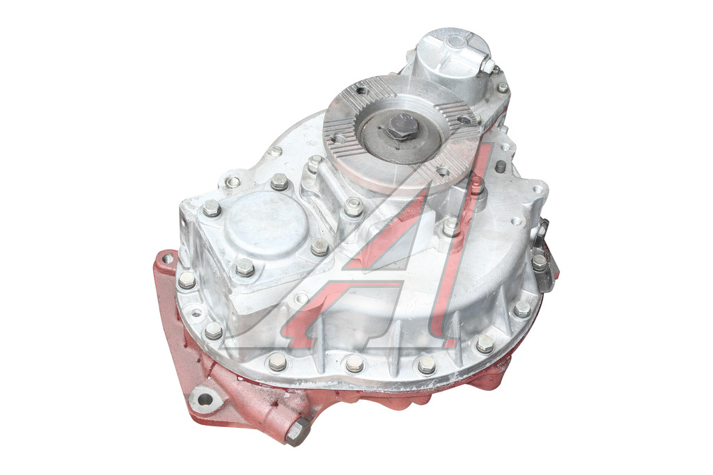 Демультипликатор ЯМЗ-2381 с проставкой (фланец 4 отверстия) под электронный привод ОАО 