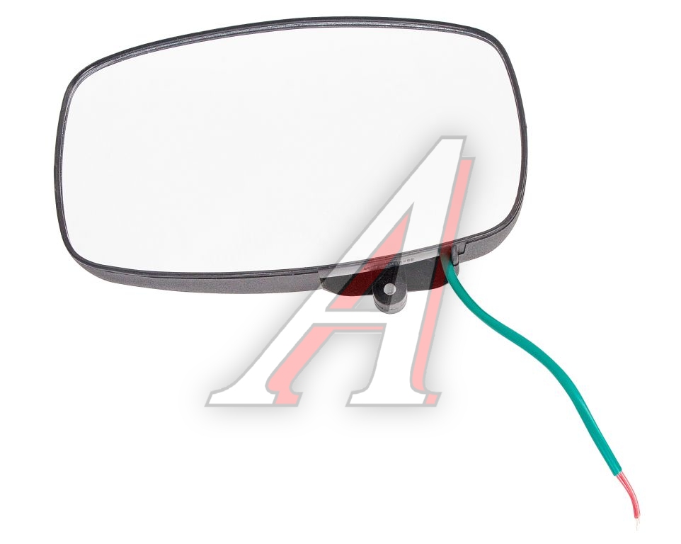 Зеркало боковое ГАЗ-3302 основное сферическое с подогревом правое 12V 253х153мм КРУГОВОЙ ОБЗОР