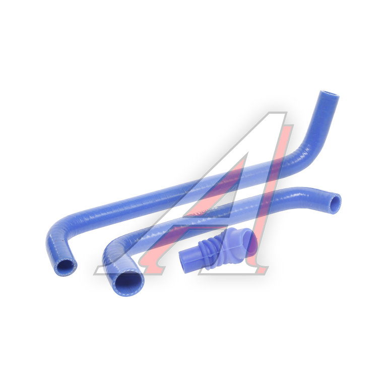 Шланг ГАЗ дв.ЗМЗ-405 РХХ комплект 3шт. синий силикон