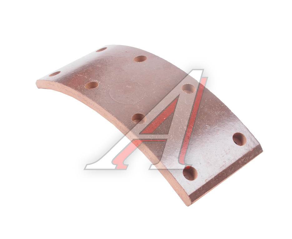 Накладка тормозной колодки ГАЗ-3307-08-09 передн.сверленая Wшир.=80мм;Lдуги=200мм;hтолщ.=11.1/8.3мм