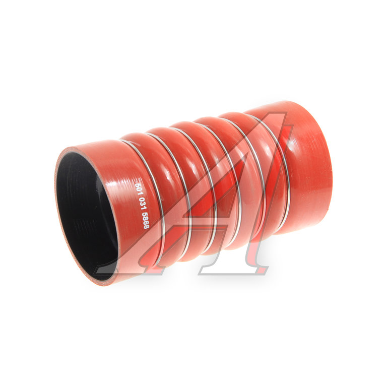 Патрубок МАЗ-5440А9,6430А9 охладителя левый силикон