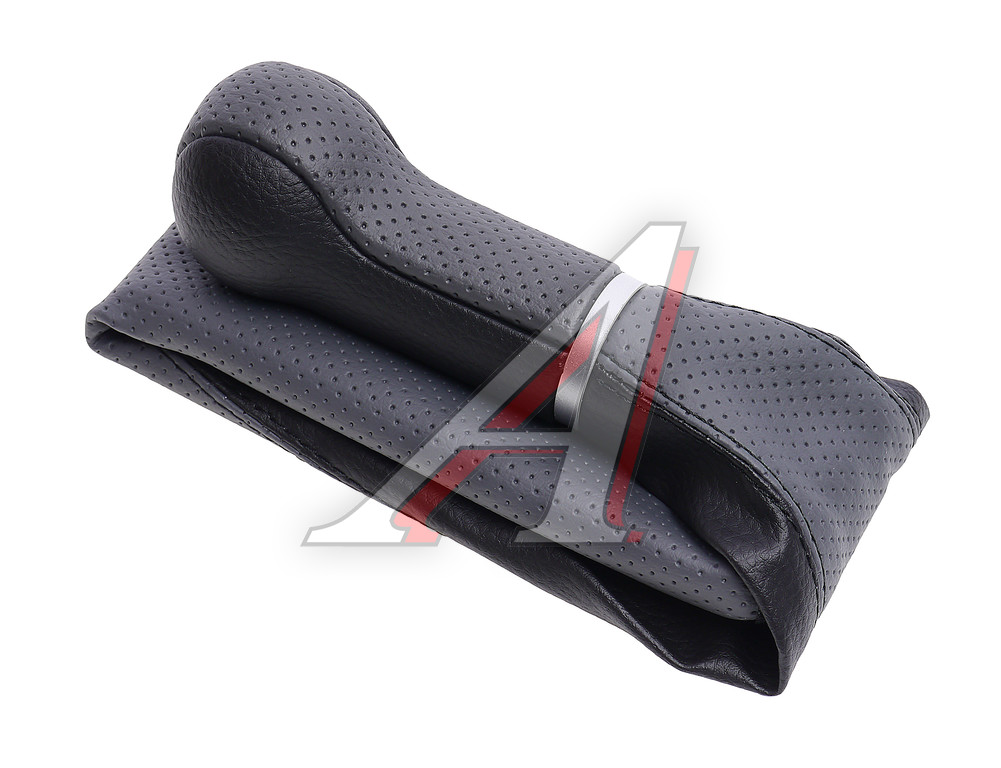 Ручка на рычаг КПП ГАЗ-3302 с чехлом СФЕРА серая (кожзам) АВТОБРА