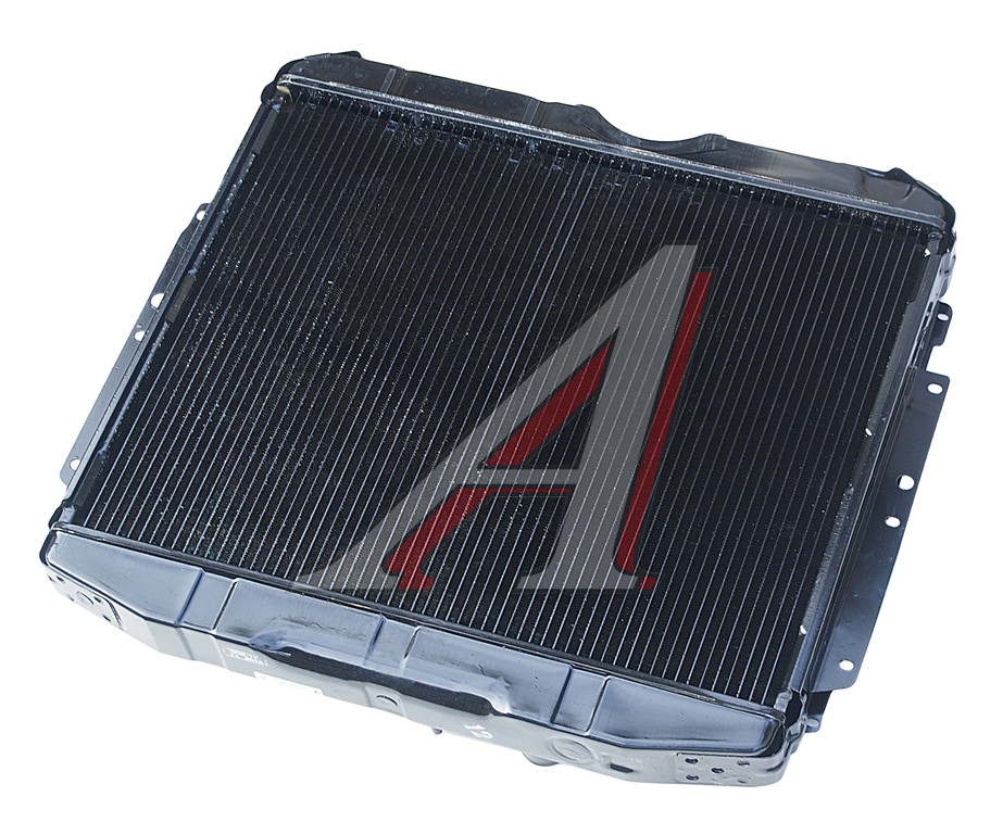 Радиатор ГАЗ-33106 Валдай медный 2-х рядный дв.CUMMINS ЕВРО-4 с дополнительным патрубком ЛРЗ