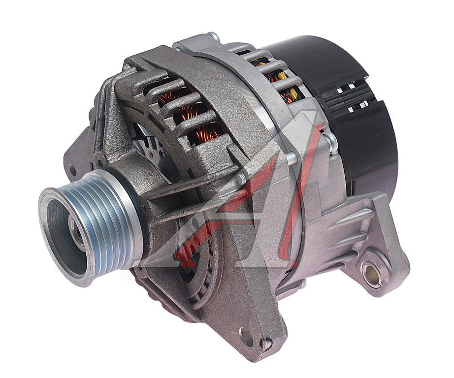 Генератор ГАЗ-3302,УАЗ дв.УМЗ-4216 14В 90А шкив поликлиновой БАТЭ