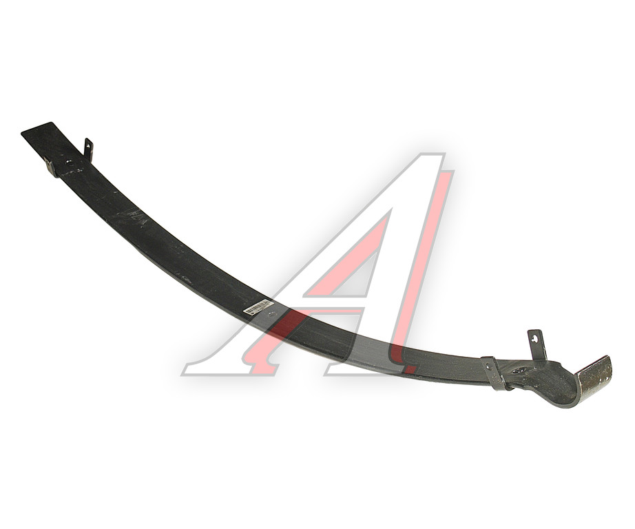 Лист рессоры ГАЗ-3705,3302,32213 Бизнес предней №2 подкоренной с хомутом L=1553мм ЧМЗ