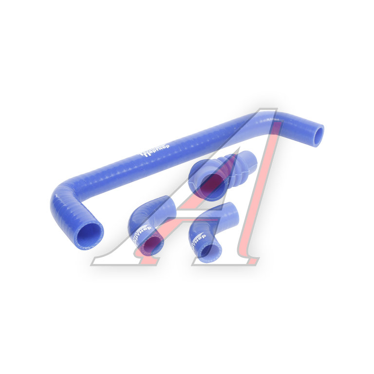 Шланг ГАЗ дв.ЗМЗ-406 РХХ комплект 4шт. синий силикон