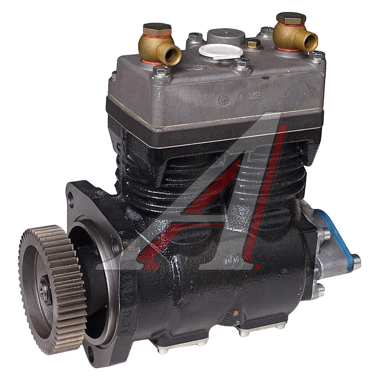 Компрессор МАЗ,ПАЗ,ГАЗ (2 цилиндровый) без шкива 270л/мин. АВТОДИЗЕЛЬ №