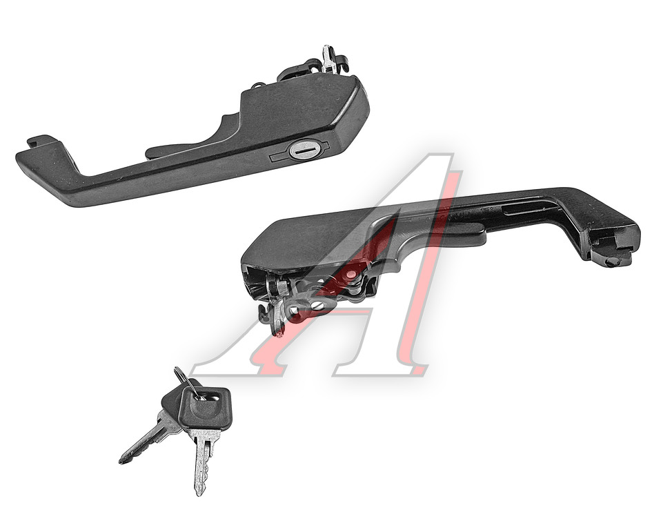 Ручка МАЗ двери наружная С/О комплект (левая и правая) с ключами РАДИОВОЛНА