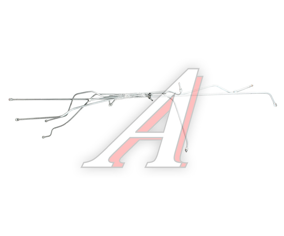 Трубка тормозная ЗИЛ-130 без МТП комплект 7шт.