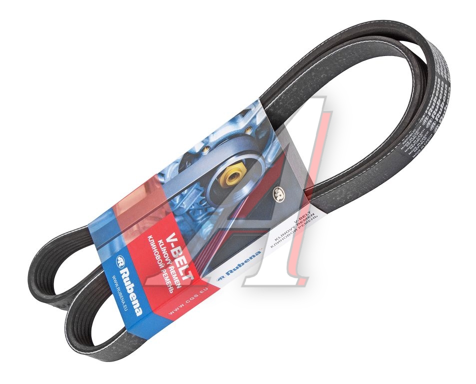 Ремень ГАЗ-3302 генератора ЗМЗ-40524 ЕВРО-3 без ГУР RUBENA