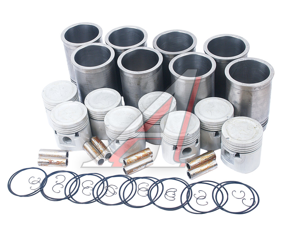 Группа поршневая УРАЛ-375 ЗАВОД АВТОТЕХНОЛОГИЙ в упаковке (комплект 8шт.)