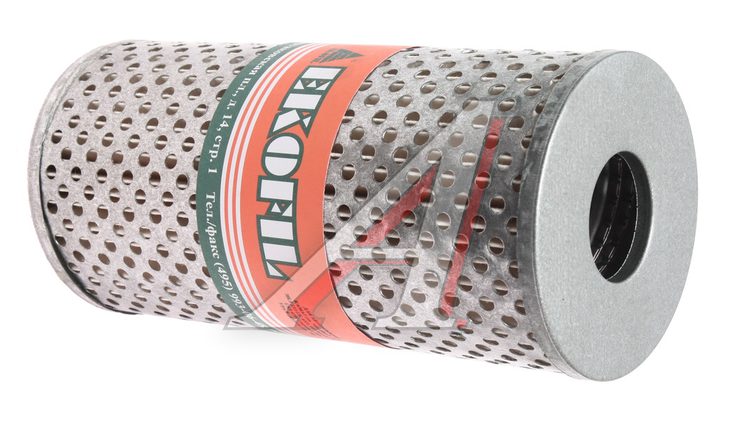 Элемент фильтрующий КАМАЗ масляный (бумага, металлическая сетка) ЭКОФИЛ