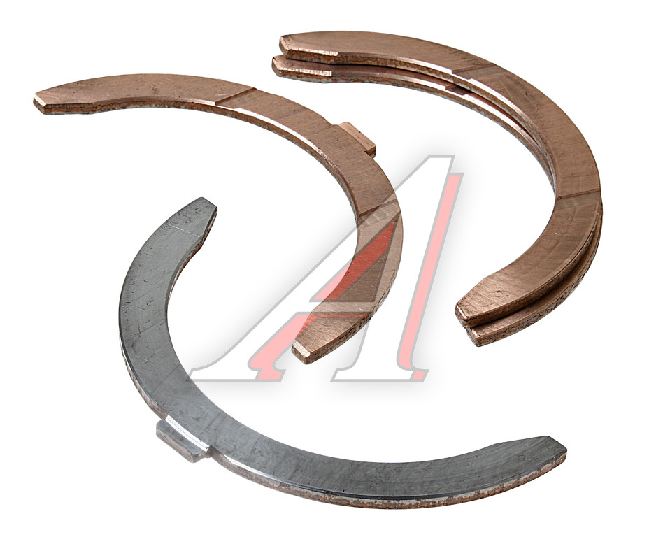 Полукольцо опорное коленвала КАМАЗ комплект бронза (2+2шт.) ДААЗ