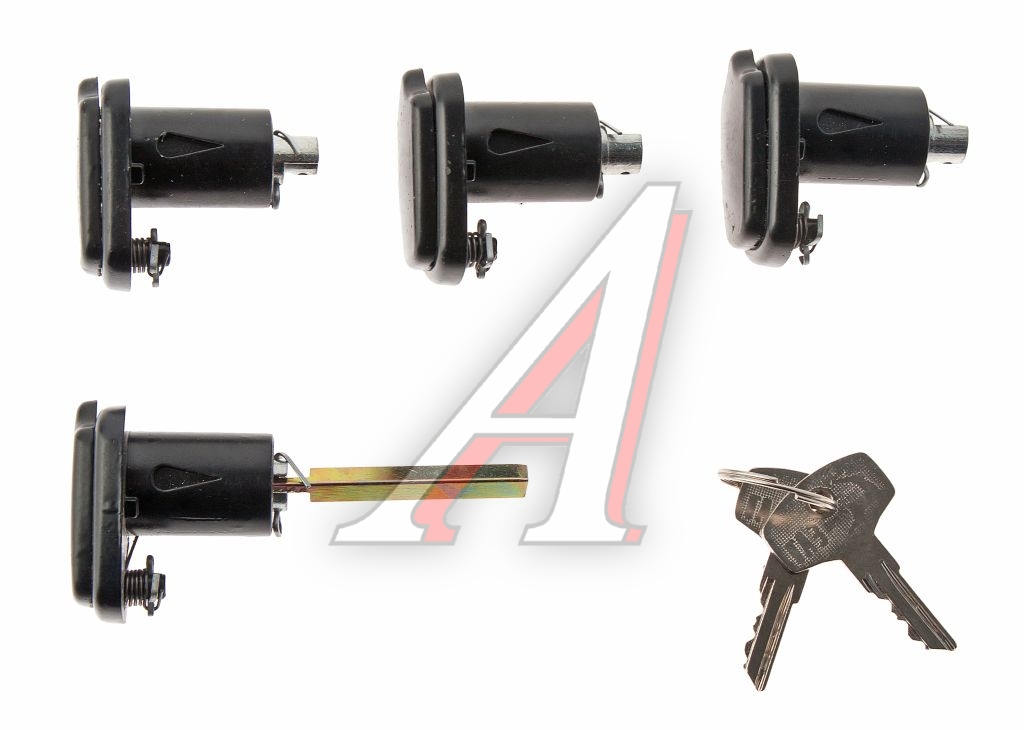 Личинка ГАЗ-2705 замка двери в сборе комплект 4шт. АВТОБОБ