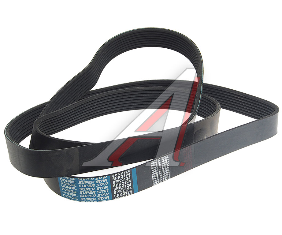 Ремень ГАЗ,ПАЗ дв.CUMMINS ISF 3.8 генератора (8PK2124) DONGIL